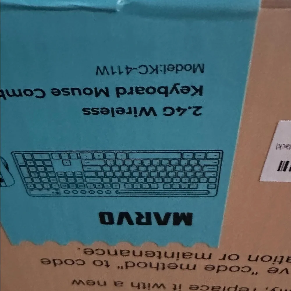 Sleek Black Wireless Keyboard and Mouse Set